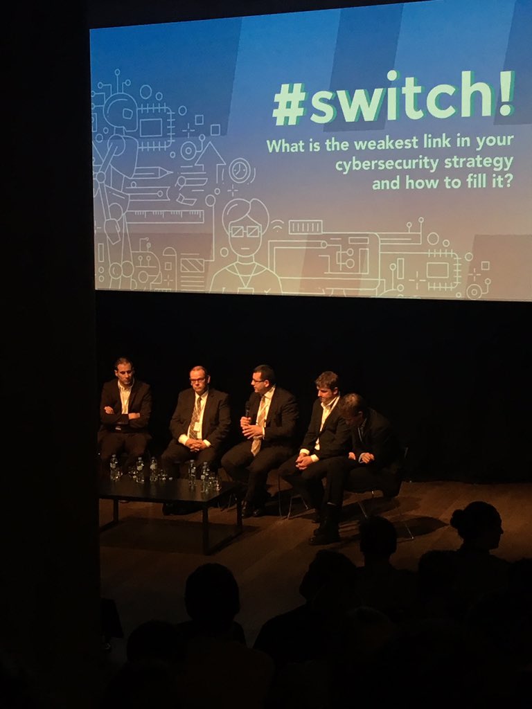 SwitchLietuva's tweet photo. The discuss panel with R. Hayton @trustonic, A. Miller @PaloAltoNtwksUK, @kvandereck and others #SwitchLT #cybersecurity https://t.co/bGZVLCLuIF
