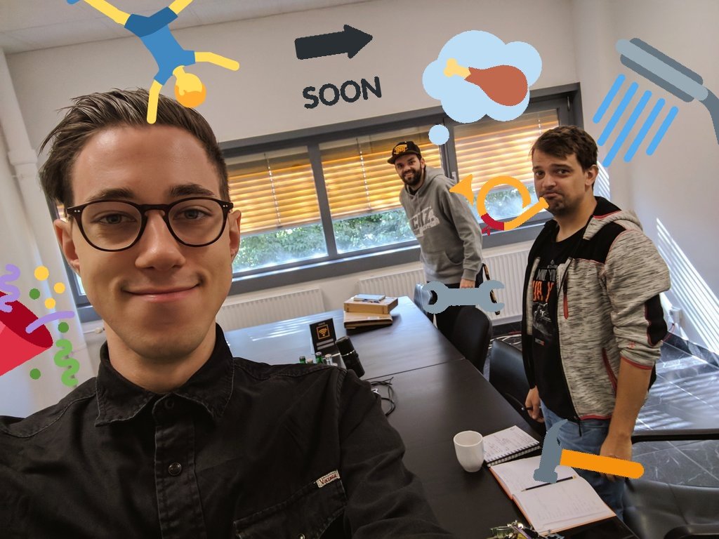 BAAL_LIVE's tweet photo. Wir hatten gerade ein sehr produktives Meeting! #BAAL 4 wird einiges Neues mit sich bringen!
21.10. 😍 https://t.co/j9U5DkUTgw