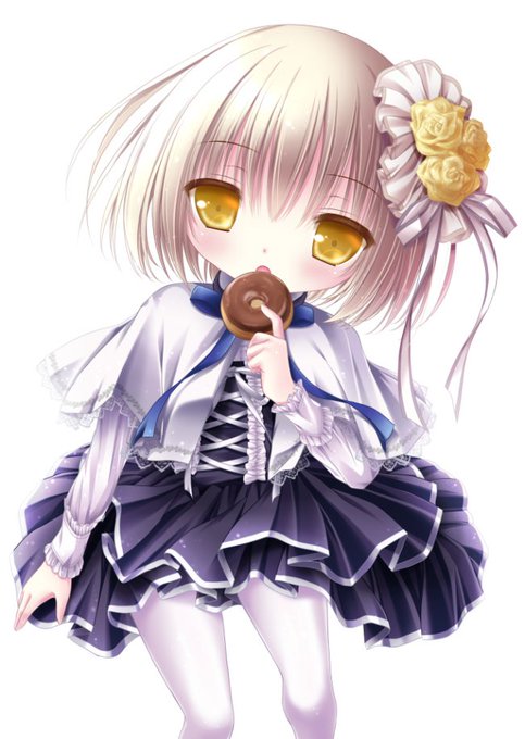 サンクリでB5イラストカードにして頒布するくーちゃん完成しました!パール紙でキラキラになると思います✨ #tenshino3p #天使の3P #pixiv  https://t.co/tCjLfxQXTO 