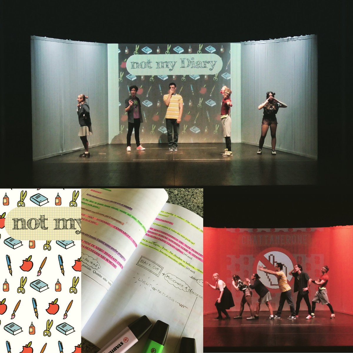 I ragazzi di via Boccaccio #Decameron.. 
domani prova generale e mercoledì prova aperta per i prof!
#forzateatro #sillumina #SIAE