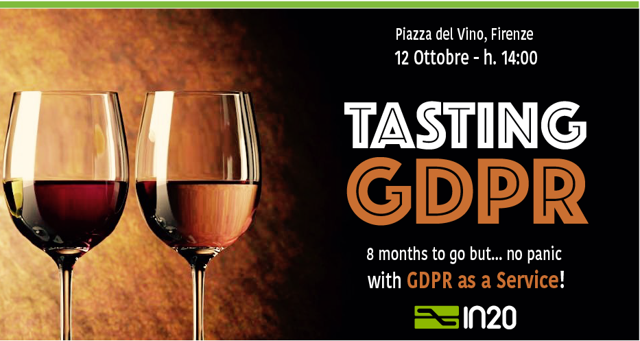 Il 12 Ottobre #In20 presenterà la propria offerta #GDPR as a Service, partecipate anche voi!

eventbrite.it/e/biglietti-ta…