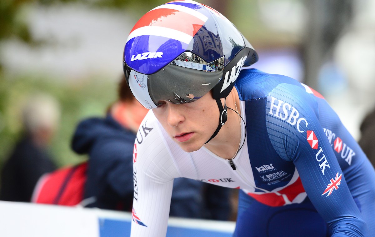 VeloUK's tweet image. Looking good for @Tompid so far in Worlds TT Championship #crossworldchampion #Britishcritchampion #legendalready @Yorkshire2019 #fastest
