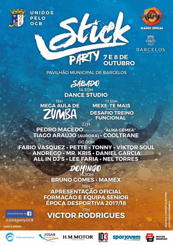 Vai ser assim a nossa " Stick Party " 
Contamos com a tua presença.
