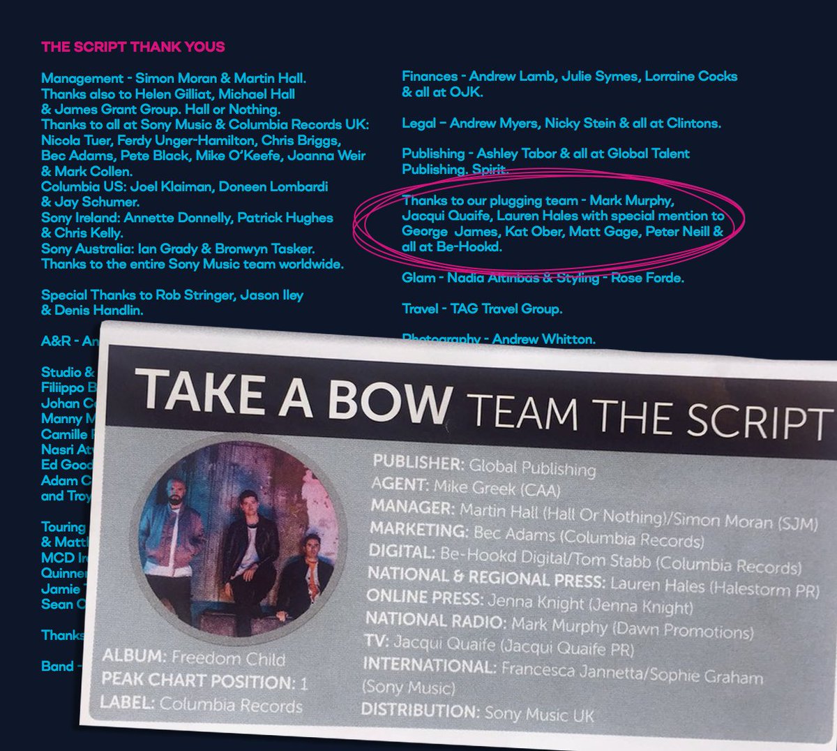 BeHookdDigital's tweet image. We’re in the papers again... and a special mention from @TheScript guys