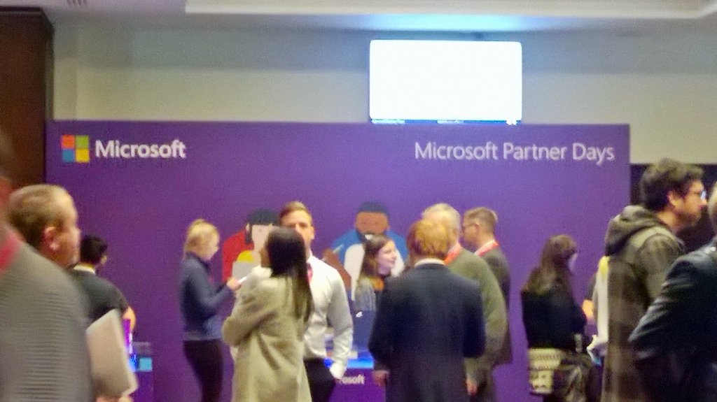 Veropath's tweet photo. Attending Day 1 of Microsoft Partner Day at Twickenham stadium - exciting and fascinating talks #MSPartnerDays https://t.co/ViN6YDchmp