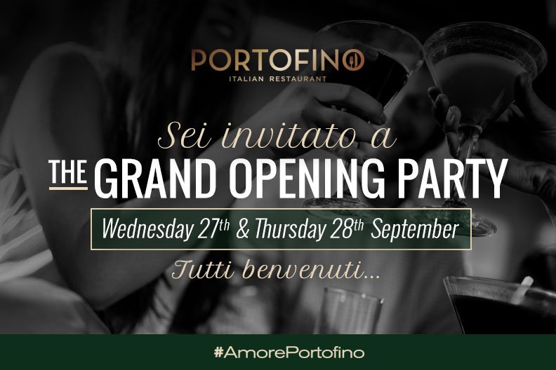 portofinohythe's tweet photo. Ciao! We're excited to announce that we will be holding our opening parties next week on WEDS 27th &amp; THURS 28th SEP, 5pm until midnight. https://t.co/nRVSszCOwj