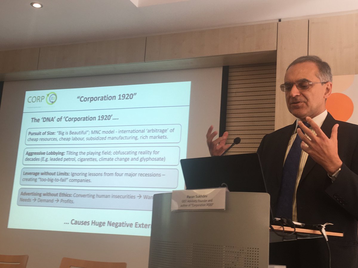 GeorginaTsagas's tweet photo. 1920s corporations are not the 'in thing' anymore #SMARTproject #corp2020 @UniOsloSMART @PavanSukhdev #externalities https://t.co/XjTjxEDxMl