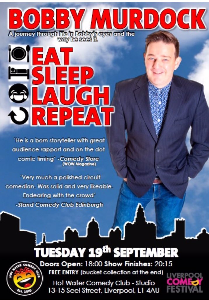 BobbyMURDOCK's tweet photo. @LpoolComedyFest @HWCCLiverpool  https://t.co/OilAOojThK