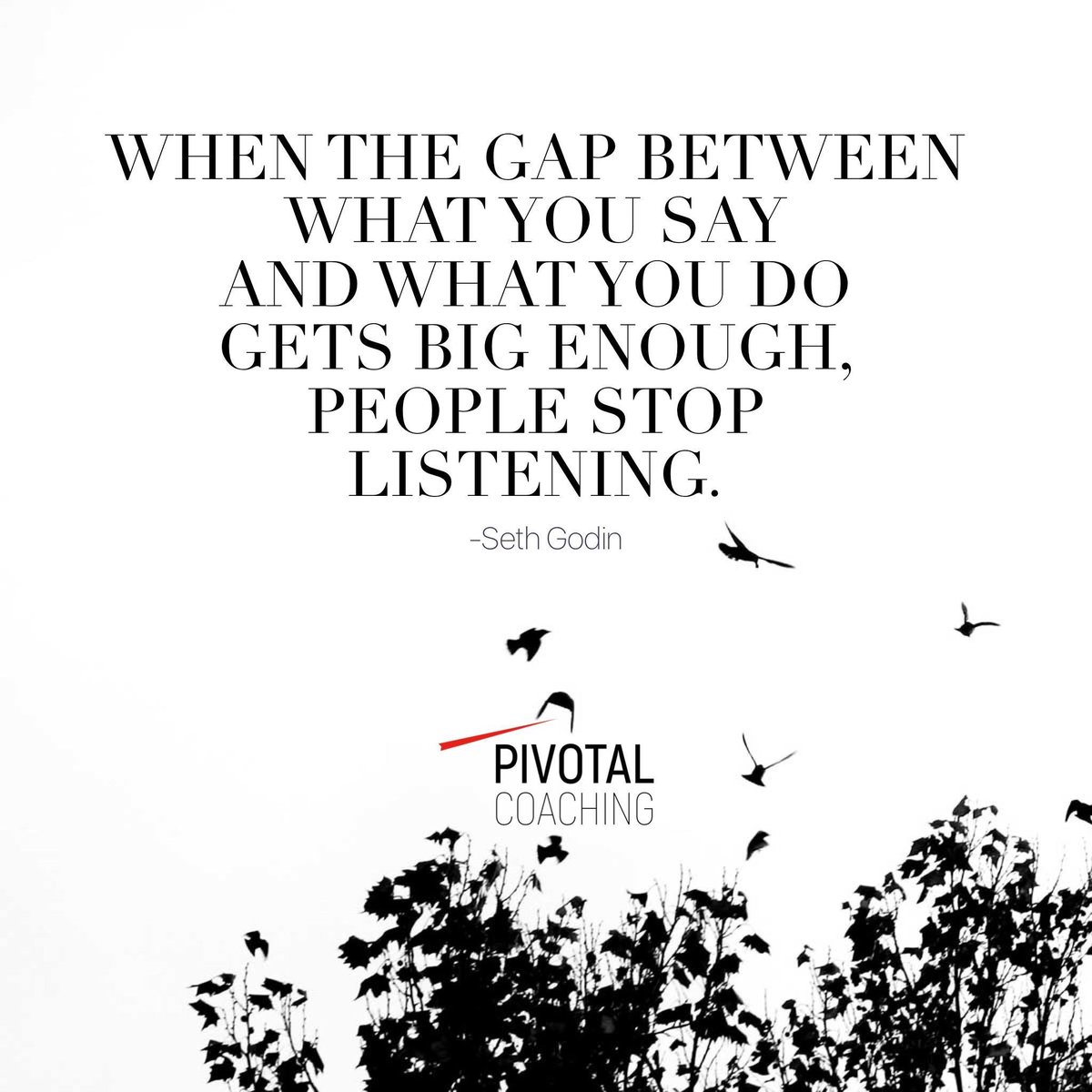 Pivotal_Growth's tweet photo. Many sides to this quote! It covers relationship, trust, credibility, personal brand, role model and execution. #sayanddo #quoteoftheday https://t.co/371gDRZv11