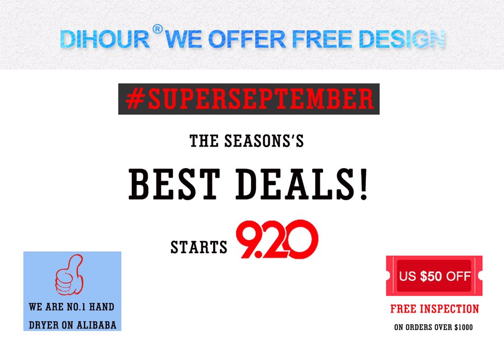 We are No.1 HAND DRYER on Alibaba.com💪🏻💪🏻