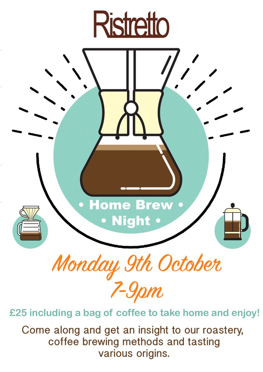 Announcing our next Home Brew Night ☕  If interested please get in touch, we look forward to seeing you there! #homebrewnight #coffeeroaster