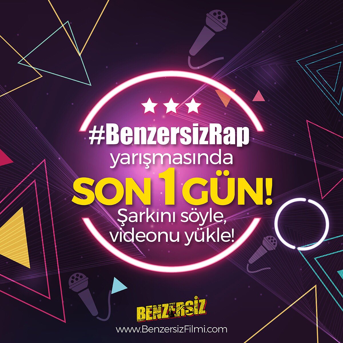 #BenzersizRap yarışmasında son 1 gün! Şarkını söyle, ödülü kazanacak 5 kişiden biri ol.