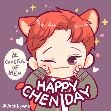 duckhymne's tweet image. [HELP RT] I made some icons to celebrate upcoming #HappyChenDay ⚡️
Feel free to use and spread it~! 😘💕
#HappyChenDay2017
#첸 #종대