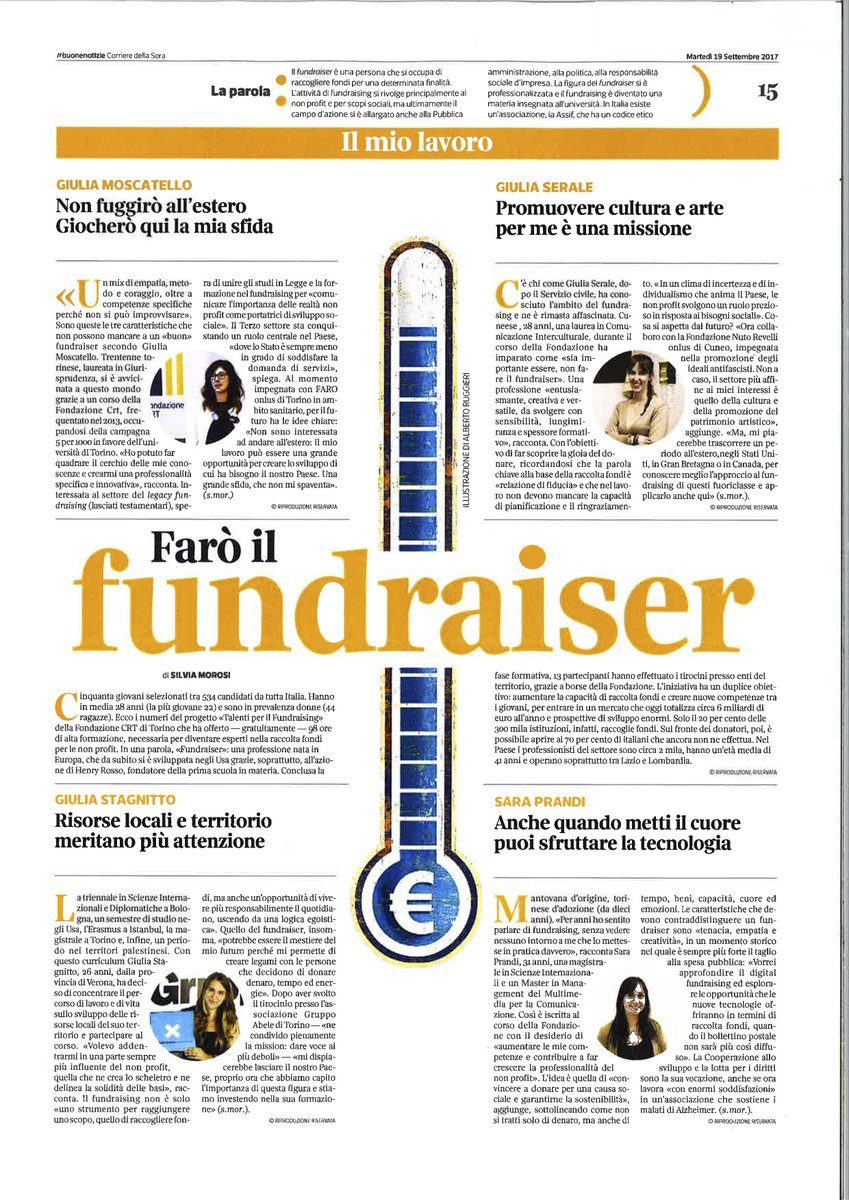 ASSIF (@assif_ita) on Twitter photo Oggi in edicola il primo numero di <a href="/CorriereBN/">CorriereBuoneNotizie</a>. Si parla anche dei fundraiser con quattro testimonianze. Oggi in edicola il primo numero di <a href="/CorriereBN/">CorriereBuoneNotizie</a>. Si parla anche dei fundraiser con quattro testimonianze.