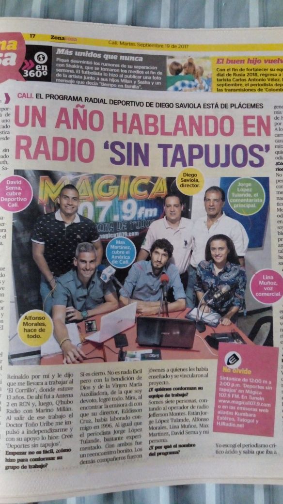 Maxlavoz's tweet photo. Dios bueno gracias por permitir ser parte del primer año d @SinTapujosDptes. #MaxMartinez la #Voz mi nombre se escribe entre los grandes. https://t.co/Br6Vk3SWks