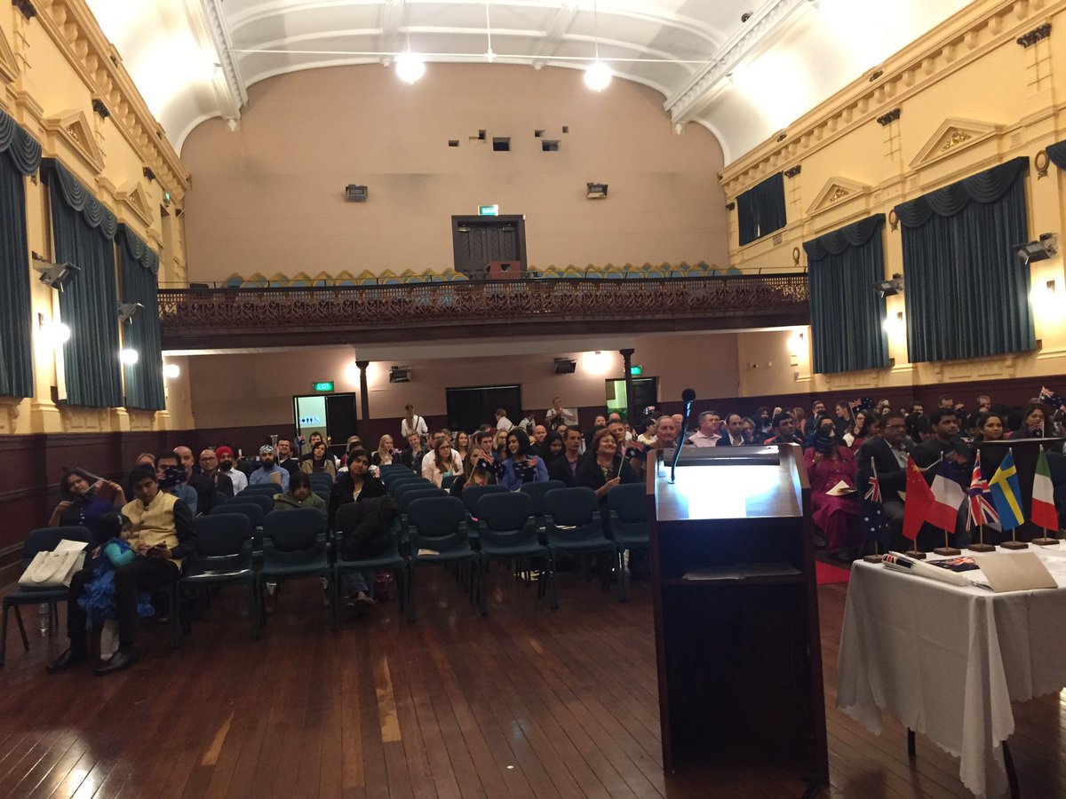 Great night welcoming 63 new Australians at the City ofSwan citizenship ceremony.