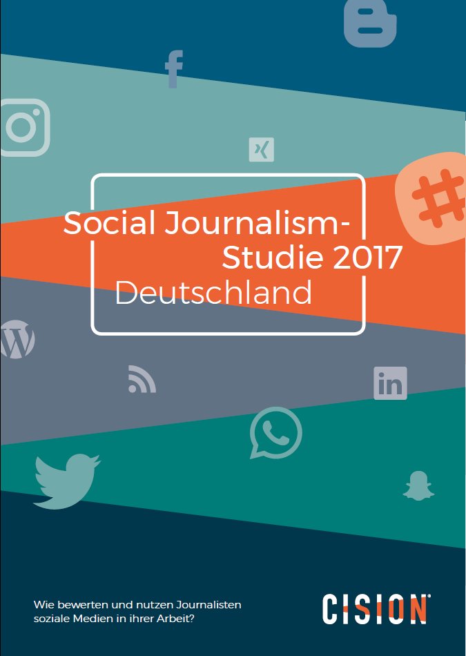 Cision_DE's tweet photo. Wie nutzen deutsche Journalisten die sozialen Medien? Die neue Social Journalism-Studie 2017 ist nun online! https://t.co/7oIXRXR9gP #SJS17 https://t.co/6KOXLm4oIs