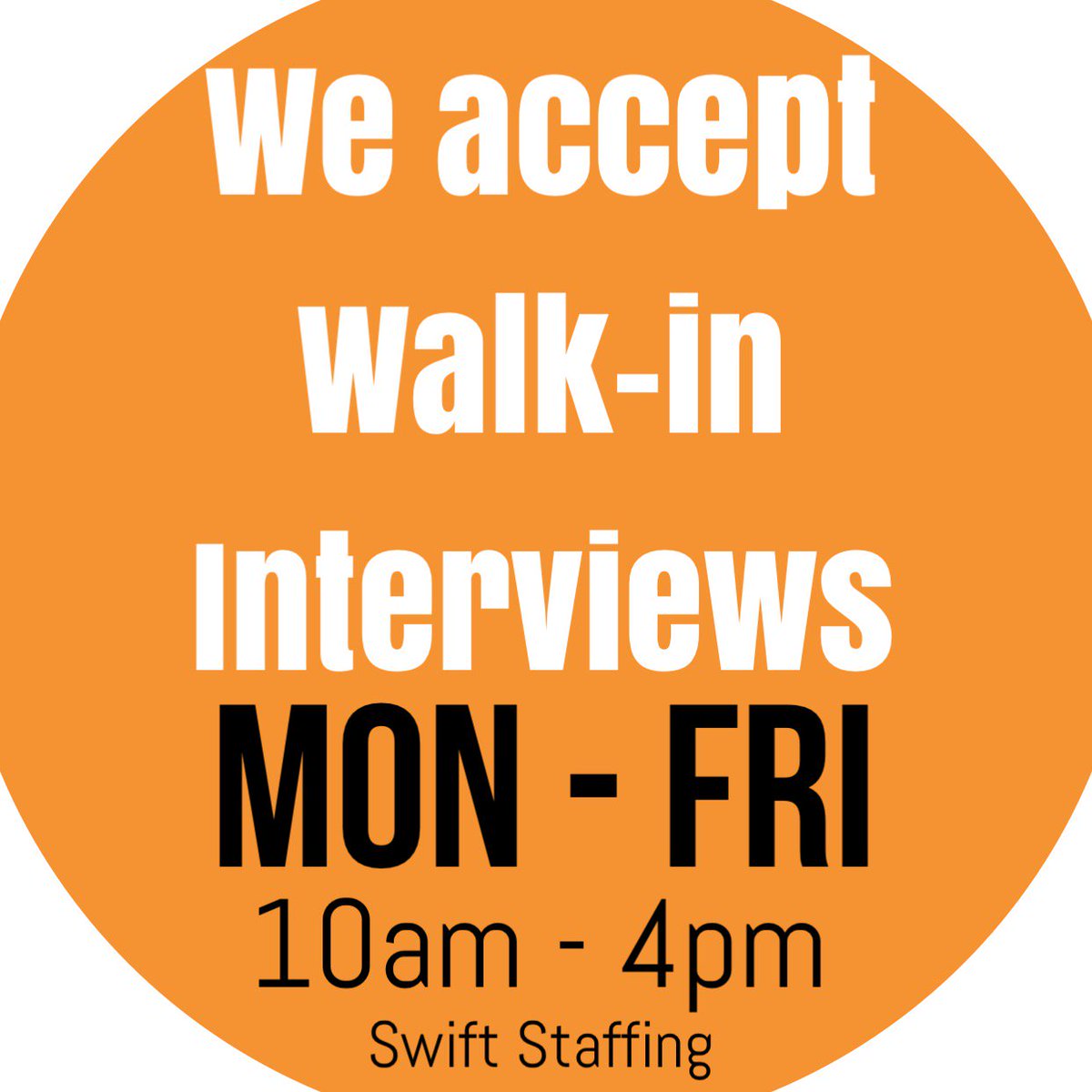 SwiftStaffingFL's tweet image. Happy Tuesday!
#MiamiJobs #SwiftMiami #SwiftStaffing #JobAlert