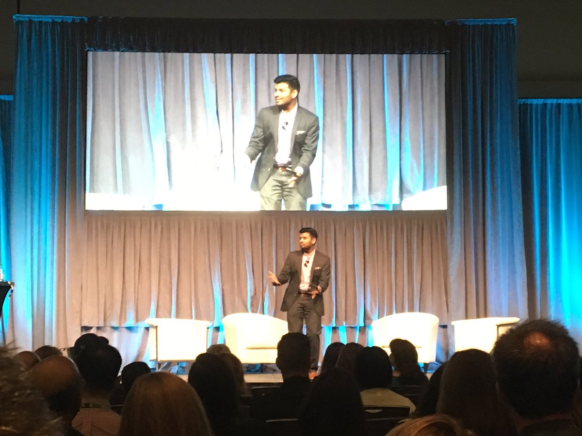 Interested to hear fellow innovator &amp; disruptor <a href="/ShawnKanungo/">Shawn Kanungo</a> speak this morning #CPATheONE