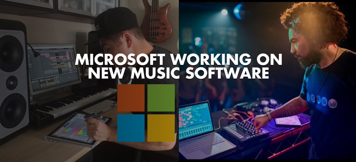 AskAudioMag's tweet photo. LOOK! @Microsoft working on DAW to challenge Apple GarageBand &amp; Logic Pro? >>> https://t.co/NdiCZ4ZrDI https://t.co/Ieg4XoYLMN