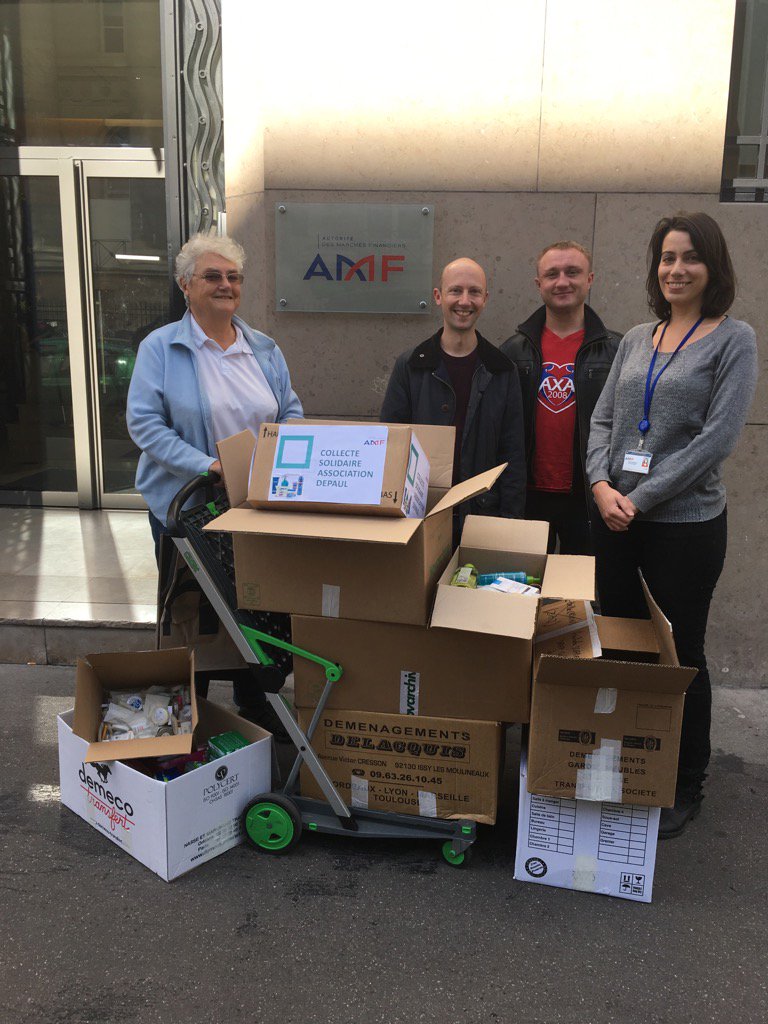 Depaul France (@depaulfrance) on Twitter photo Bravo et merci <a href="/AMFtalents/">AMF Talents</a> pour la collecte de produits d'hygiène. Propreté = Dignité #solidarite #SDF #weloveyou 🙌 Bravo et merci <a href="/AMFtalents/">AMF Talents</a> pour la collecte de produits d'hygiène. Propreté = Dignité #solidarite #SDF #weloveyou 🙌