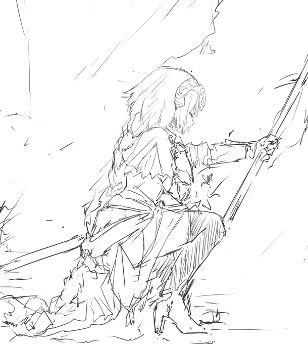 我が神はここにありて   -下書き
#FateGO #fateapocrypha #ジャンヌ・ダルク 