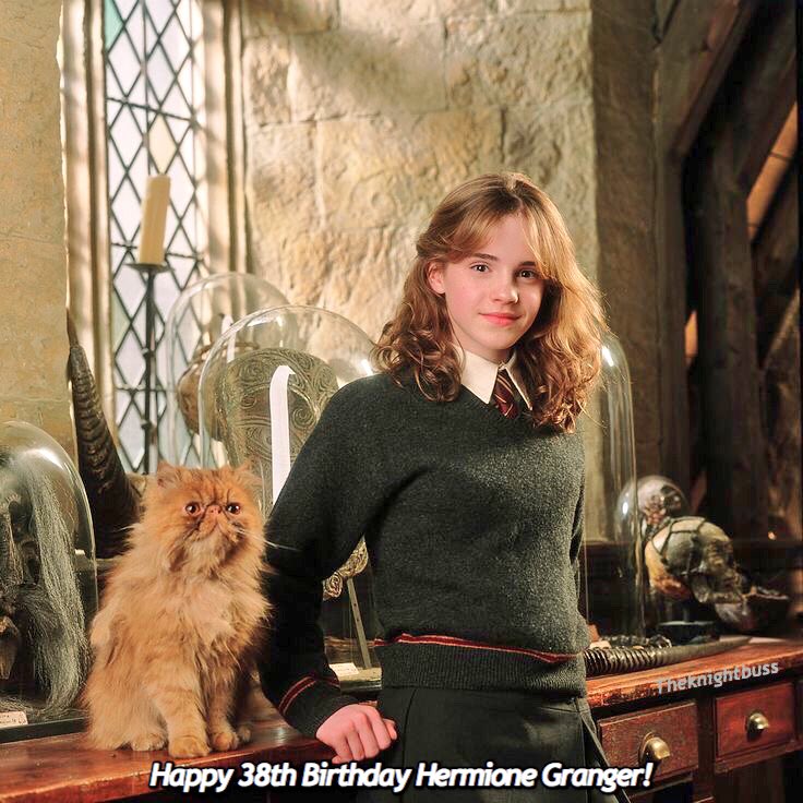 Happy 38th birthday to Hermione Granger, the brightest witch of her age!    