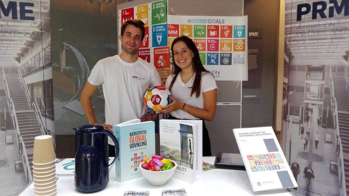 cbsPRME's tweet photo. Great day promoting #unsdgs and discussing #sustainabledevelopment with #cbsstudents @cbscph #cbsprme https://t.co/EGyxIa2ZrL