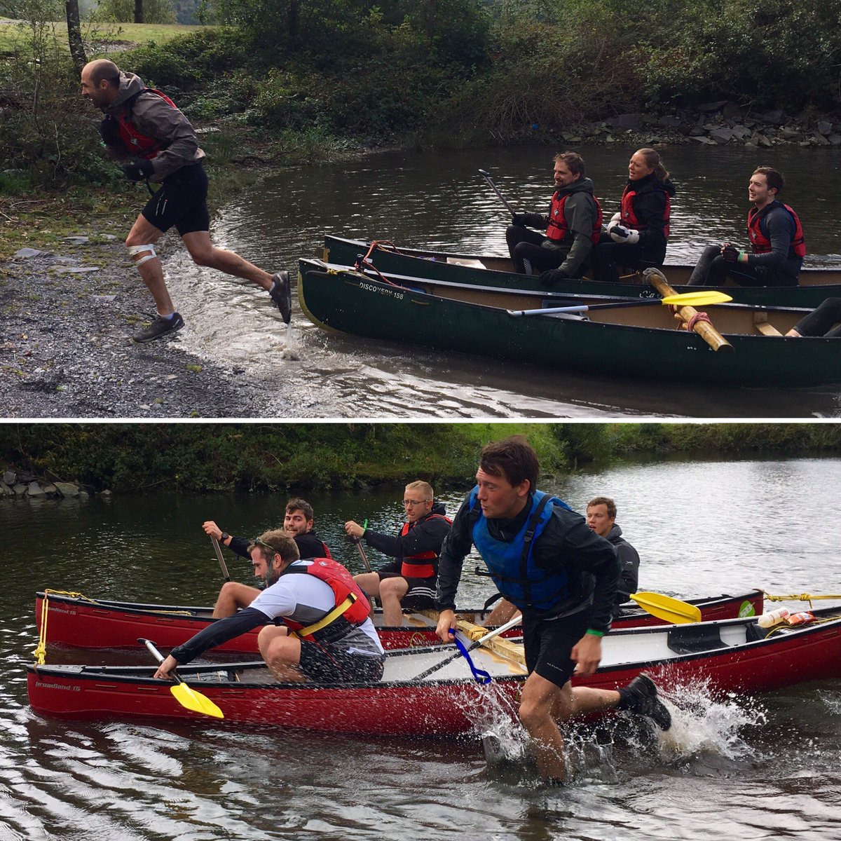 IP_Challenge's tweet photo. Leaping out of the canoes and running to the finish line...
#IPSnowdonChallenge https://t.co/S94msRDN1Q