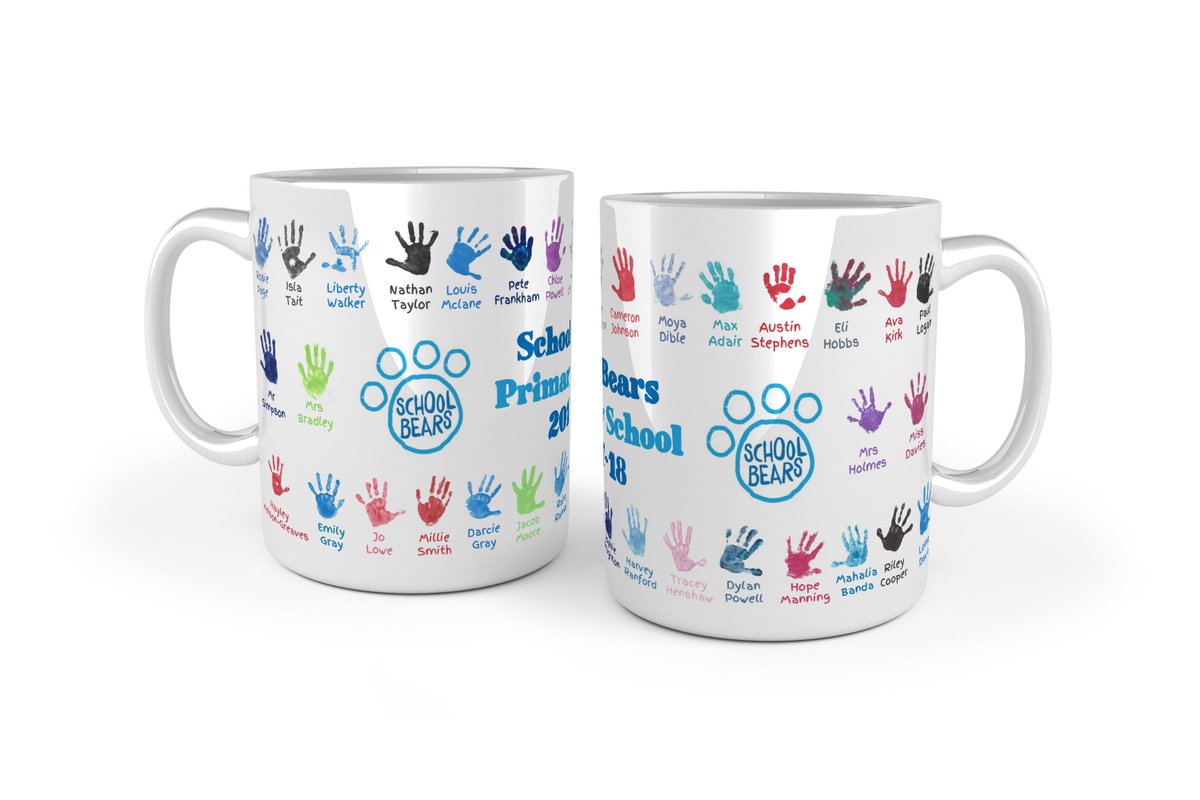 SchoolBearsUK's tweet photo. Looking to raise funds? Why not try our class fundraising mug. Add childs drawing or handprint on a mug #fundraising https://t.co/CGd6Ducep1 https://t.co/honJIxLgZx
