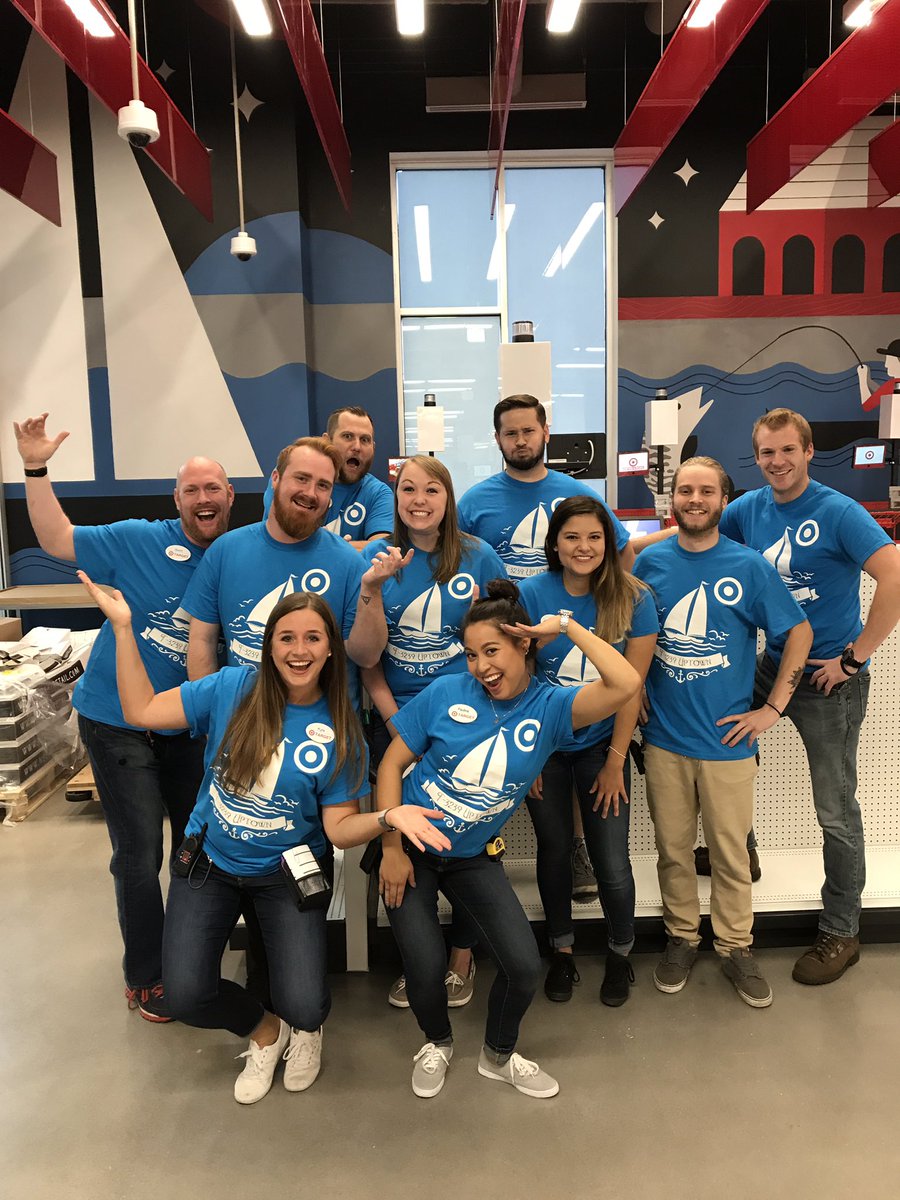 Our Uptown Target team is ready to sail into Planorama!! #Target #smallformat #Uptown #T3239