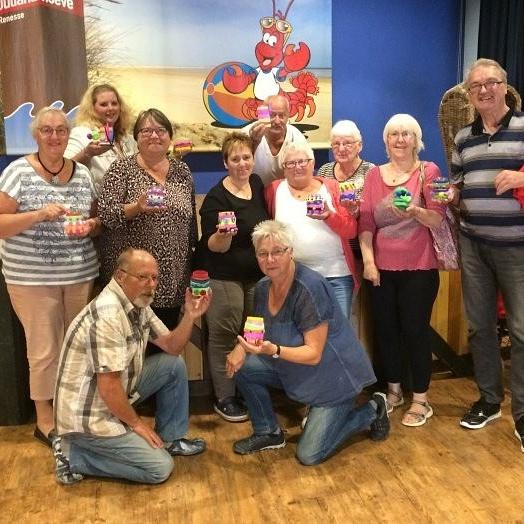 Creatief met Foam geweest vandaag bij ons seniorenprogramma! #ardoer #hollandtopcamping