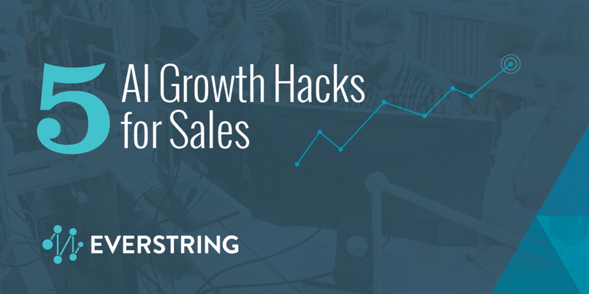 ashleywhite720's tweet photo. Download the 5 AI Growth Hacks for Sales ebook from our partner @Everstring for some great insights https://t.co/MY8QdrjwlJ #AI #ABM #HGData https://t.co/oRi8C09Xi9
