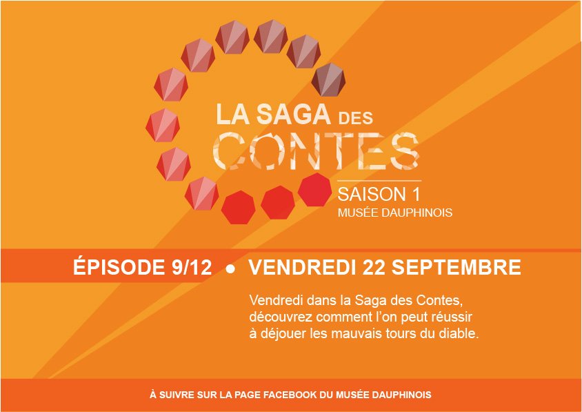 La #sagadescontes vous donne rendez-vous ce vendredi pour découvrir le 9ème épisode de la série ! #museedauphinois #isereculture #conte