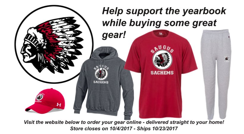 Get your Sachem Apparel and support the SHS Yearbook. teamlocker.squadlocker.com/#/lockers/sach…