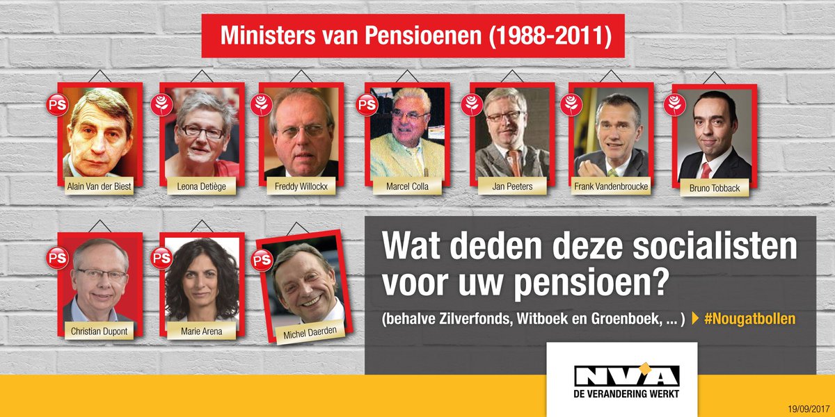 Wat deden deze socialisten voor uw pensioen? #nougatbollen