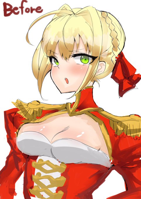 before的なやつ afterはぴくしぶにあがってます 