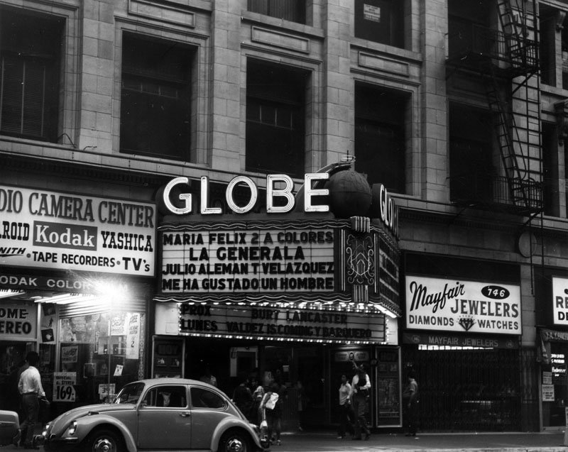 Exterior view of the Beaux Arts Globe Theater