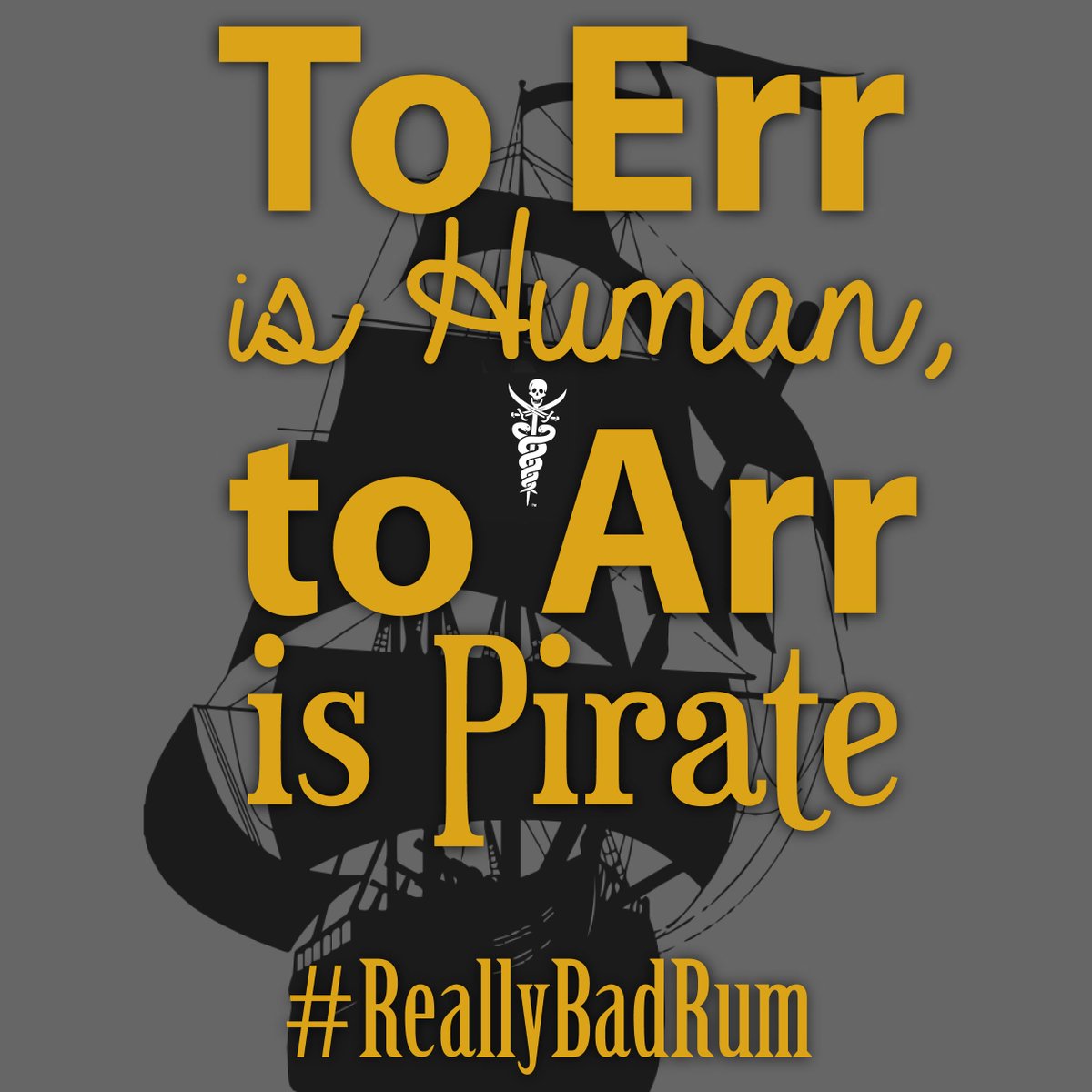 Parrticipating in #TalkLikeAPirateDay? Put yer money where your mouth is, scalawags, and buy some Really Bad Rum: ow.ly/25Di30fh2Ph
