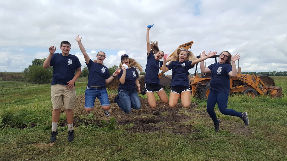 stjoeogdenffa's tweet photo. YAY for winning the section land use CDE! Our contestants took four of the top ten spots! https://t.co/Xn61O28XWH