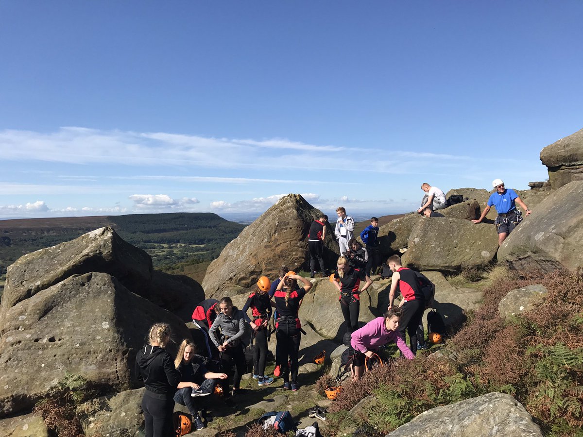 Great day assessing Year 11 students for their PE rock climbing. #greatefforts