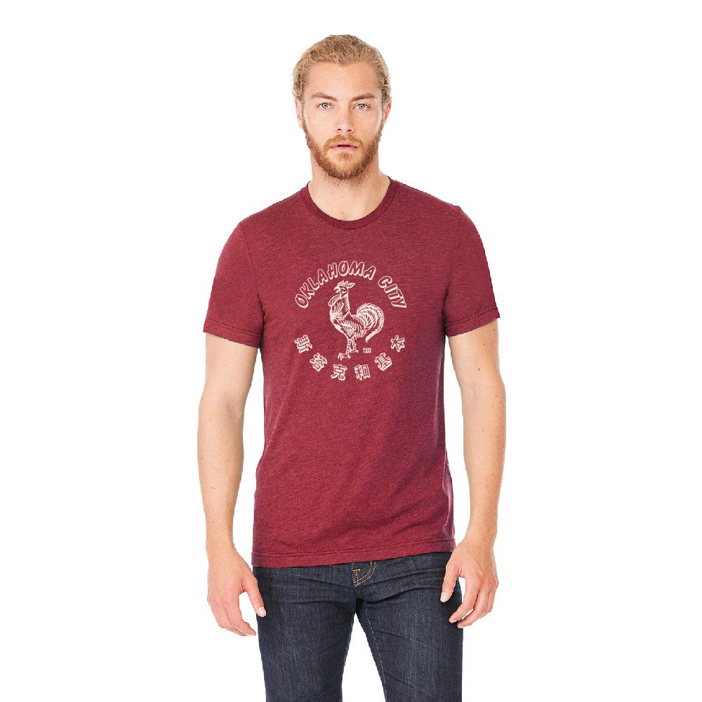 starkandbasic's tweet image. enjoy 20% off plus free shipping until sept 30th. okc rooster shirt is waiting for you. starkandbasic.com #okc