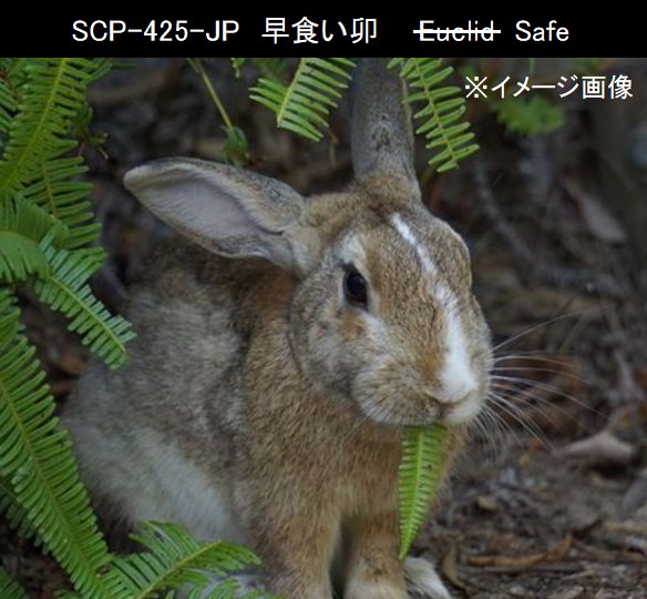独断と偏見で語るscp紹介bot ヤナギだったウサギ 究極の草食系scp 近場の きへん や くさかんむり といった植物由来の部首を捕食する性質と それによる現実改変能力を持つ 思うに 森 と書いた文章と地球の画像を用意すれば全ての森が消滅するの