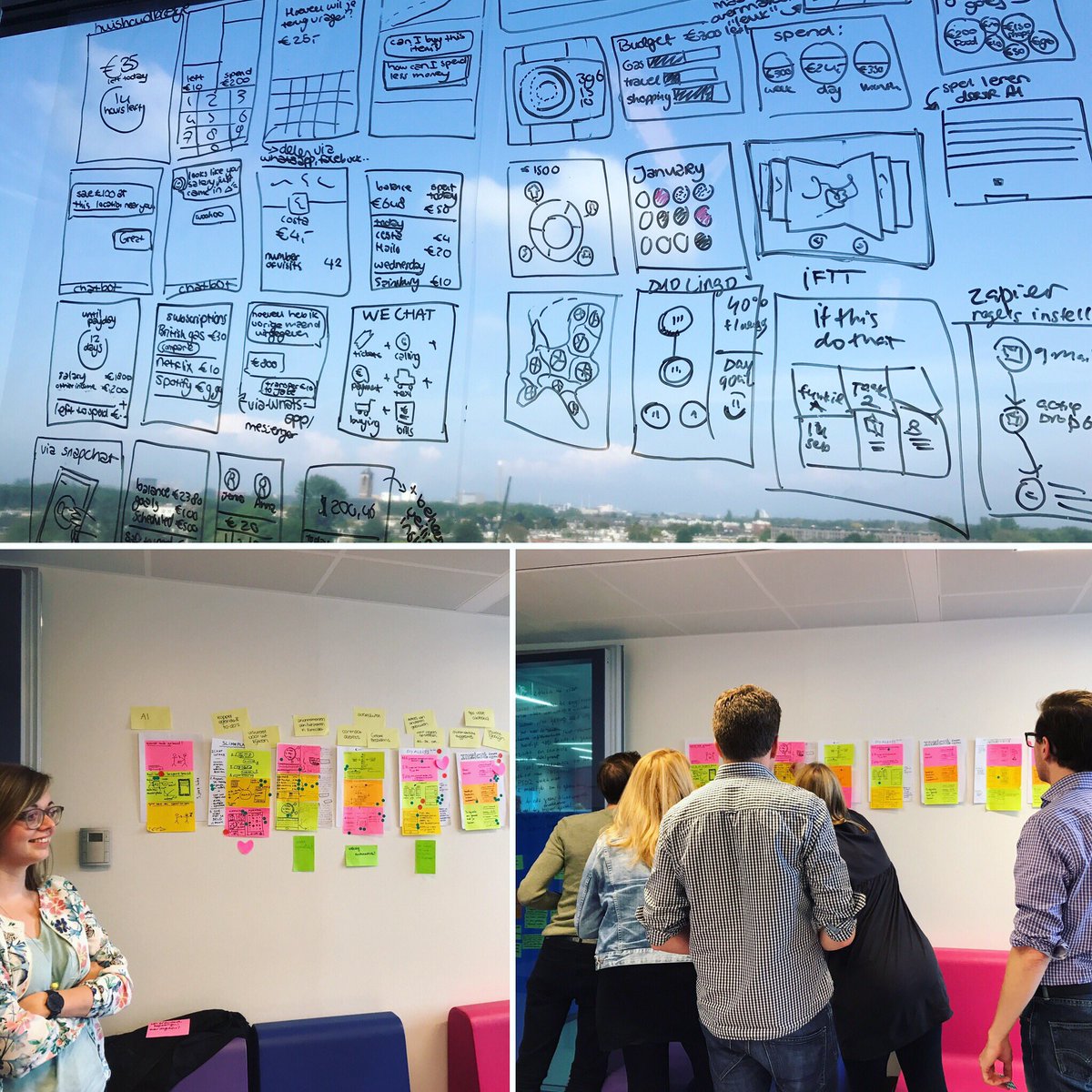 annabotsvine's tweet photo. Dag bomvol inspiratie eindigt met mooie concepten. We kijken uit naar de storyboard morgen. #Dag2 #gvsprint https://t.co/GWAAycT71v
