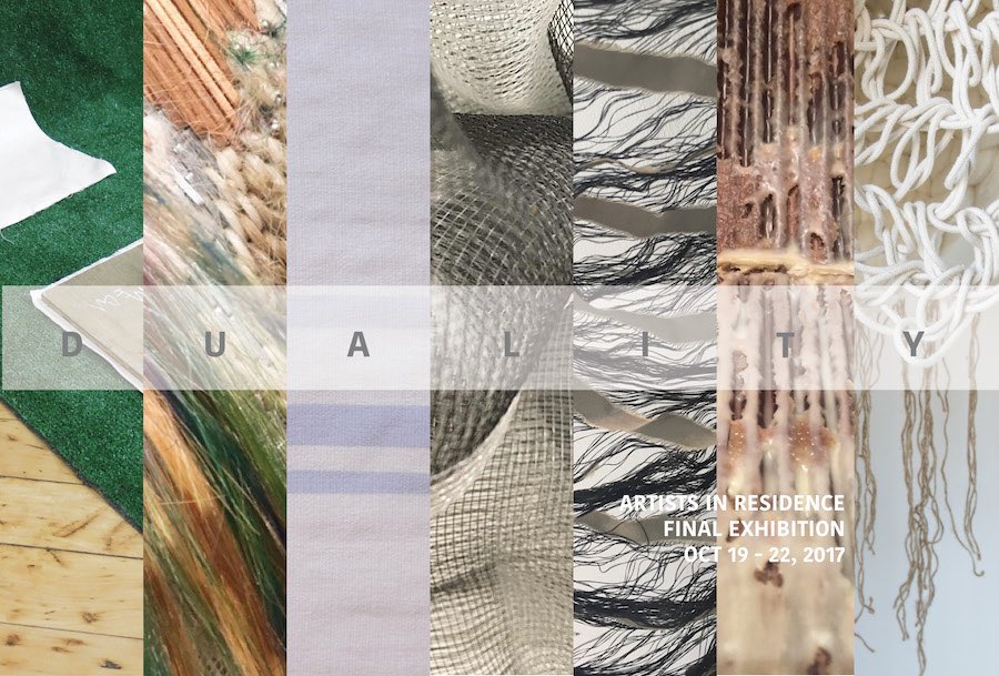 TextileArtsCent's tweet photo. Exactly ONE MONTH ☝️ from today, we are pleased to present #DUALITY, the final exhibition of #AIRcycle8! https://t.co/MUhFVg0j1e https://t.co/DEPh5x1v2D