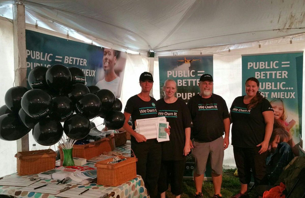 WeOwnItCA's tweet photo. Public = Better at the International Plowing Match. Drop on by and say hello - we're in Tent City in Commercial Tent #1. @IPM2017 #onpoli https://t.co/PvjDtocj7Y
