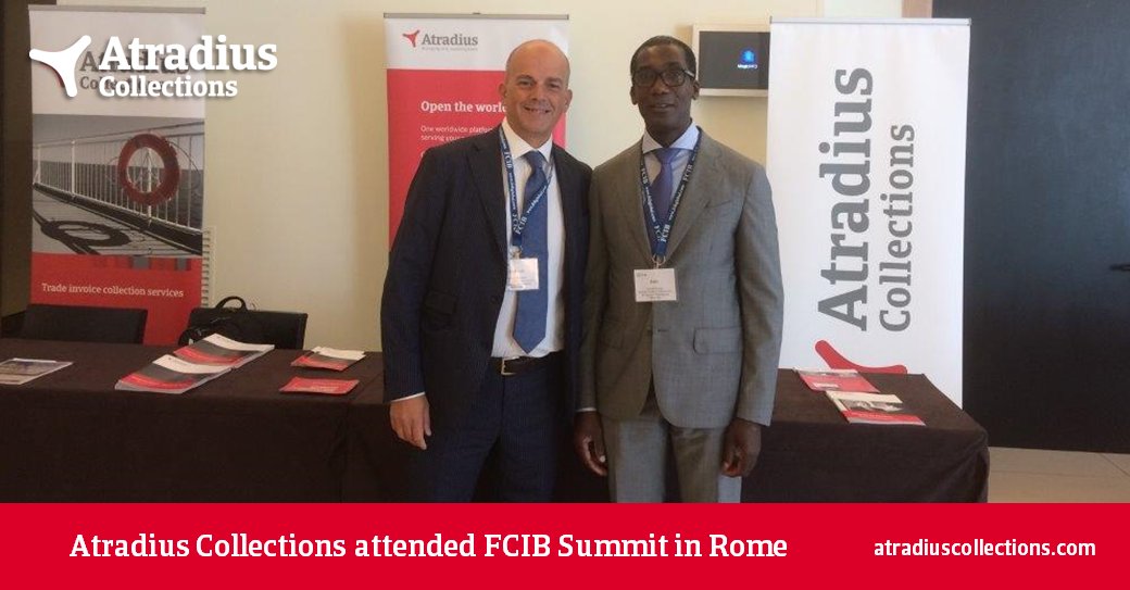 AtradiusCollect's tweet photo. Last week we were in #Rome at the #FCIB International Credit and Risk Summit. An outstanding networking and forum event! https://t.co/YMFsFoQi8j
