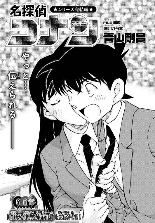 新一と蘭が付き合うのは何話 アニメの放送はいつ 告白から交際の経緯 エンタ専科