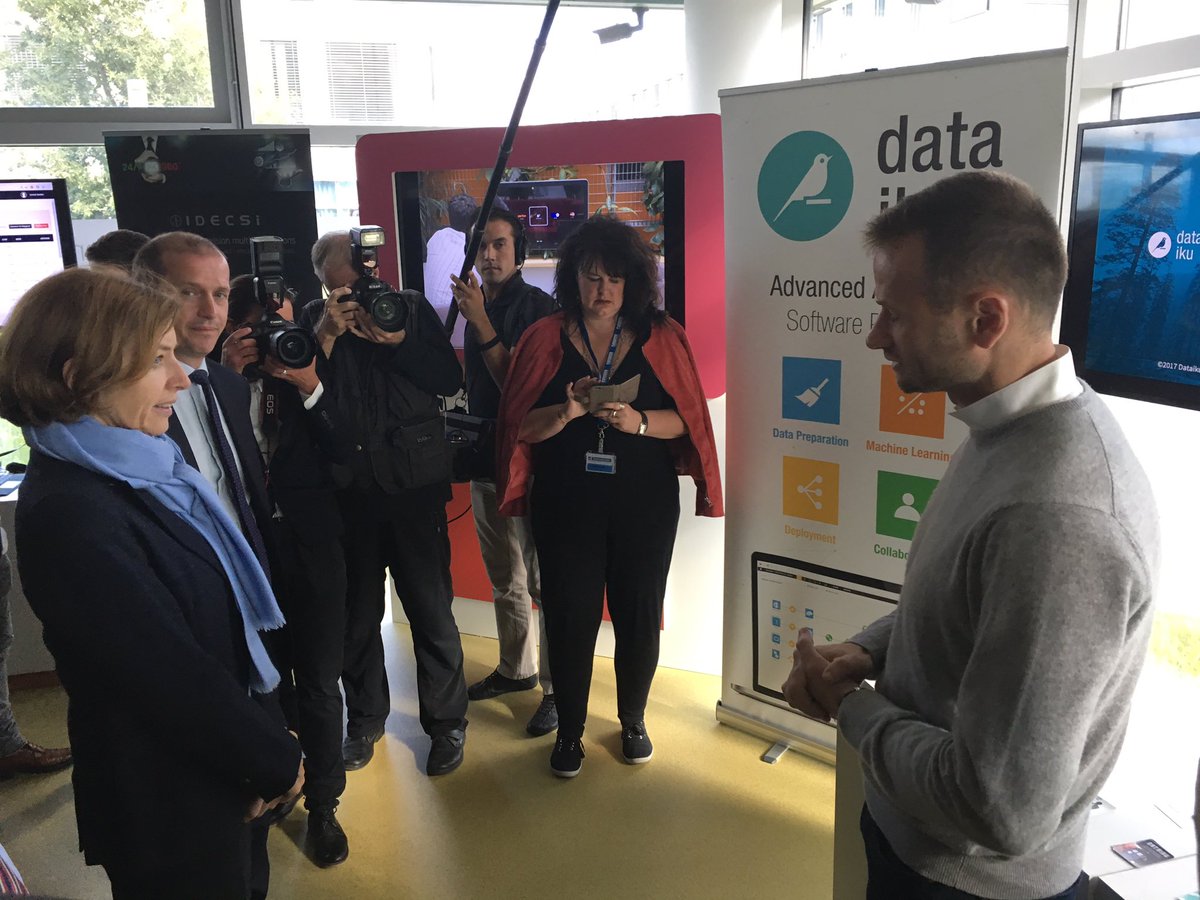 Pole_Systematic's tweet image. .@dataiku présente son logiciel #DataScienceStudio une plateforme de #datascience pour détecter #fraudes, cibler des individus...