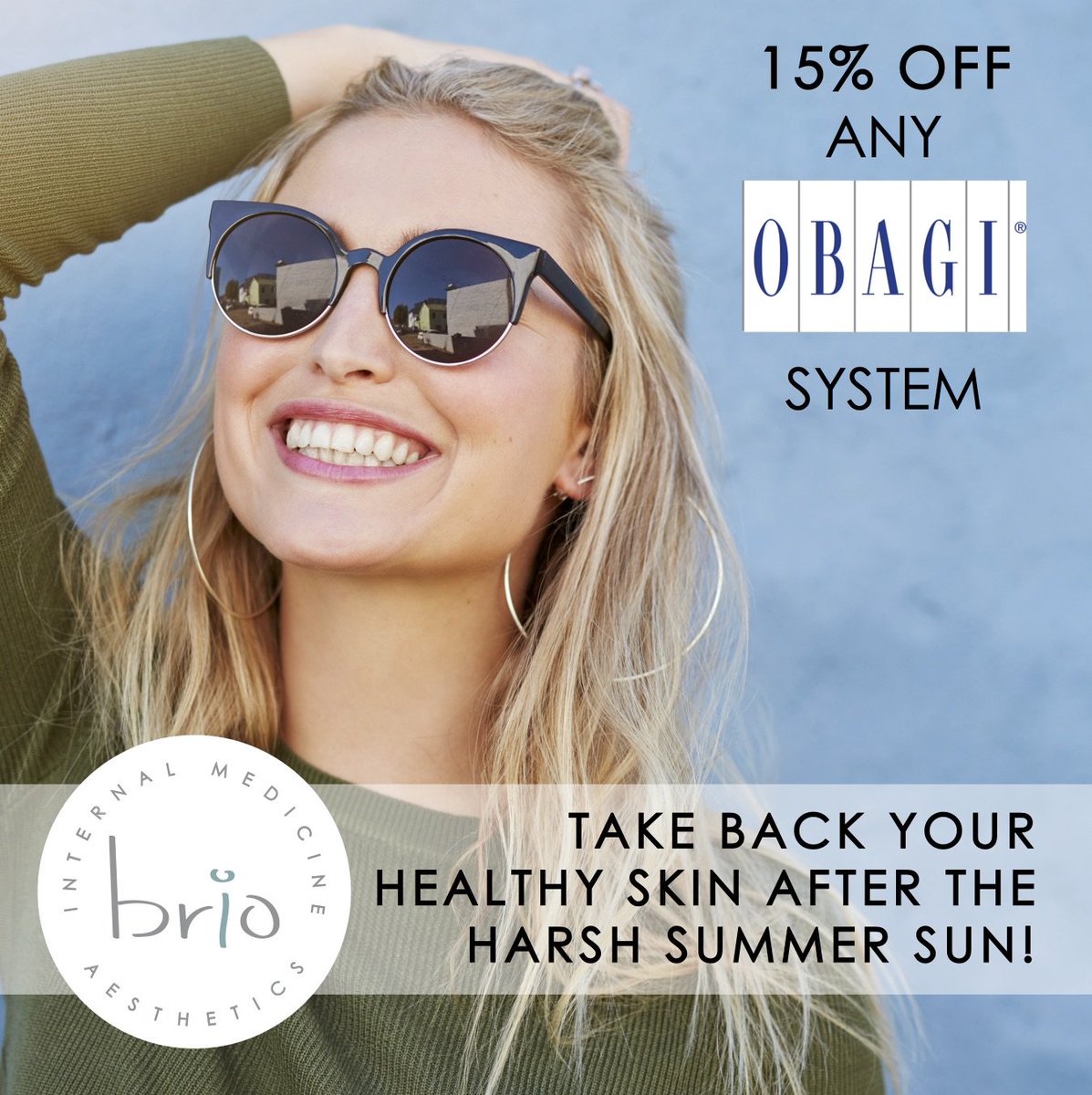 Don't forget to take advantage of our September Obagi Special! #brioaestheticsgreenville #obagigreenville